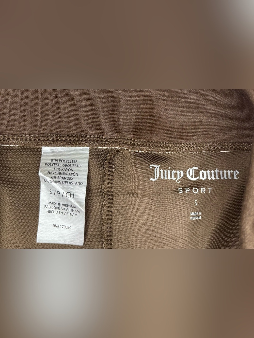 NWT Juicy Couture Chocolate Brown Heritage Crest Hoodie & Flare Tracksuit Set - Picture 6 of 7